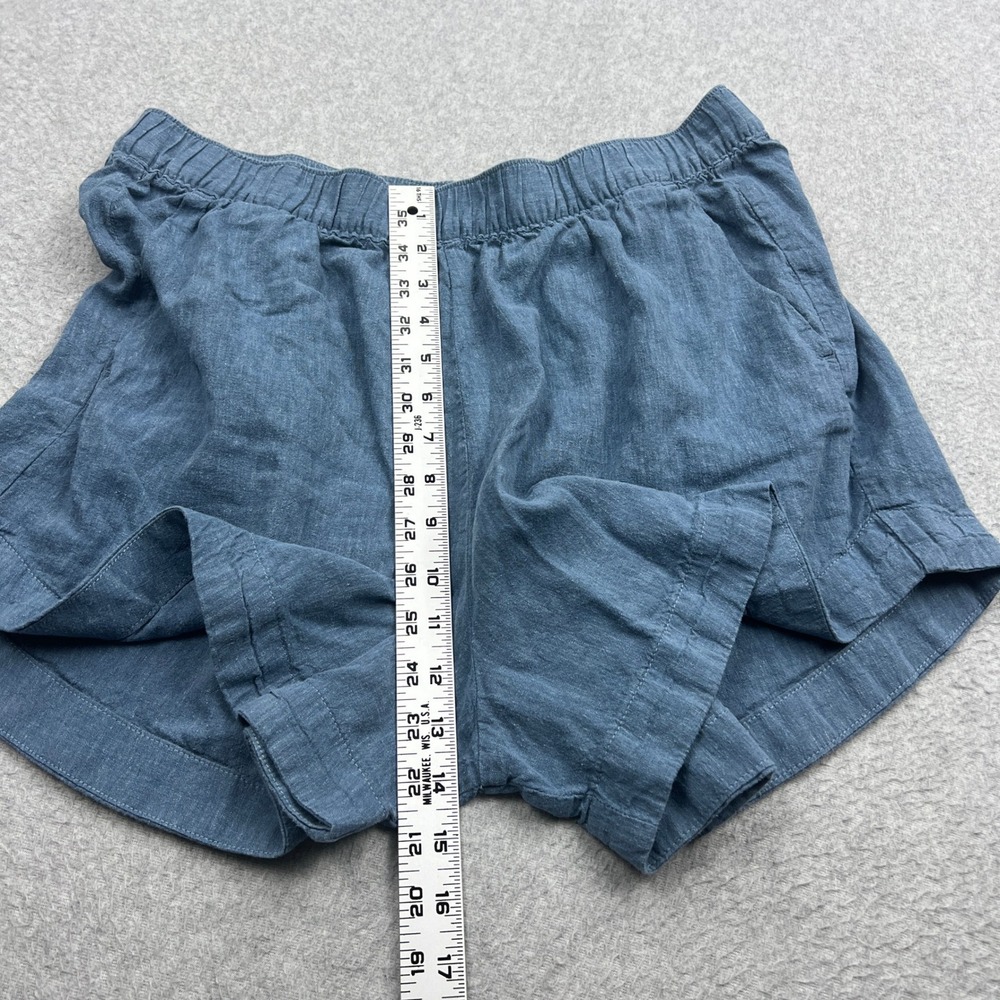 Patagonia Garden Island Shorts Women's Large Blue Hemp Lyocell Stretch 58176 - Picture 9 of 14